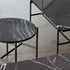 Rebar Side Table Marble Ø45cm