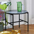Rebar Side Table Marble Ø45cm