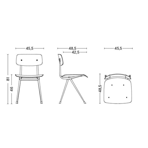 Result Chair Frame Black