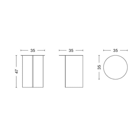Slit Side Table High