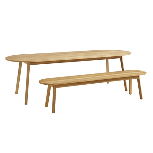 Triangle Leg Bench 200x40cm