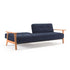 Ample Frej Sofa Bed with Armrests / Oak 232x99cm