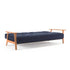 Ample Frej Sofa Bed with Armrests / Oak 232x99cm