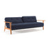 Ample Frej Sofa Bed with Armrests / Oak 232x99cm