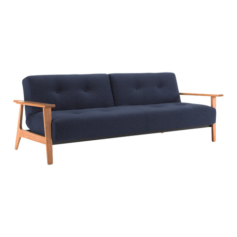 Ample Frej Sofa Bed with Armrests / Oak 232x99cm