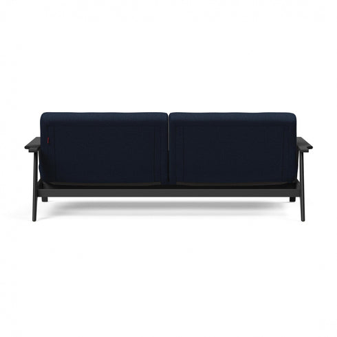 Ample Frej Sofa Bed with Armrests / Black Oak 232x99cm