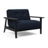 Ample Frej Easy Chair with Armrests / Black Oak