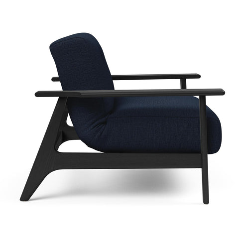 Ample Frej Easy Chair with Armrests / Black Oak