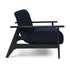 Ample Frej Easy Chair with Armrests / Black Oak