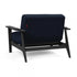 Ample Frej Easy Chair with Armrests / Black Oak