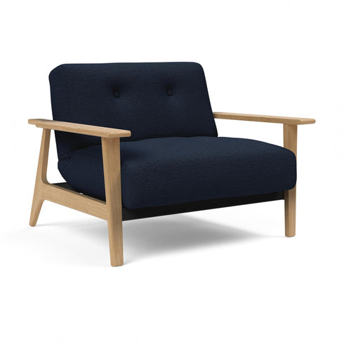 Ample Frej Easy Chair with Armrests / Oak