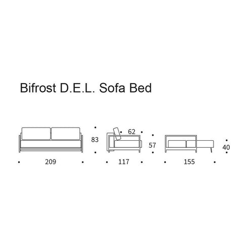 Bifrost Deluxe Sofa Bed / 209x117cm