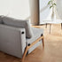 Cubed 02 Sofa Bed Oak / 148x98cm