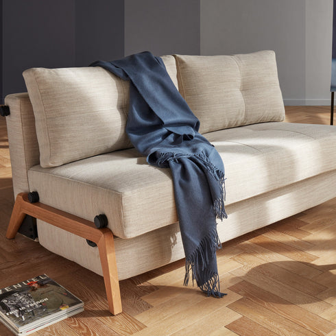 Cubed 02 Sofa Bed Oak / 148x98cm