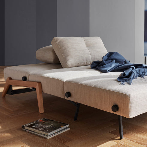 Cubed 02 Sofa Bed Oak / 148x98cm