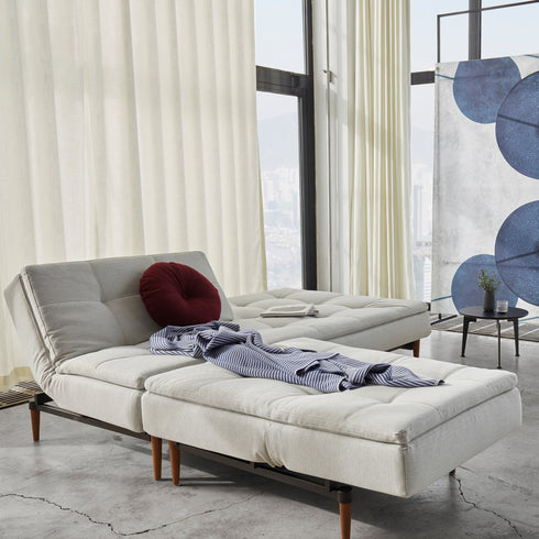 Dublexo Styletto Sofa Bed / Dark Wood 210x91cm