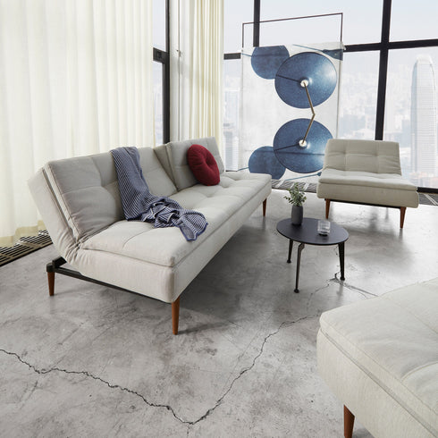 Dublexo Styletto Sofa Bed / Dark Wood 210x91cm