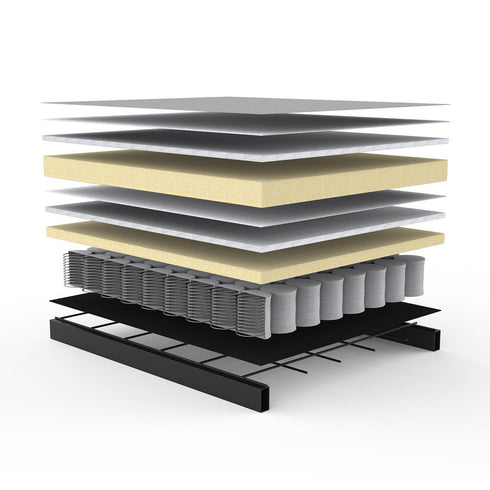 Dublexo Styletto Sofa Bed With Armrests / Dark Wood