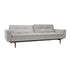 Dublexo Styletto Sofa Bed With Armrests / Dark Wood
