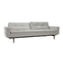 Dublexo Styletto Sofa Bed With Armrests / Dark Wood
