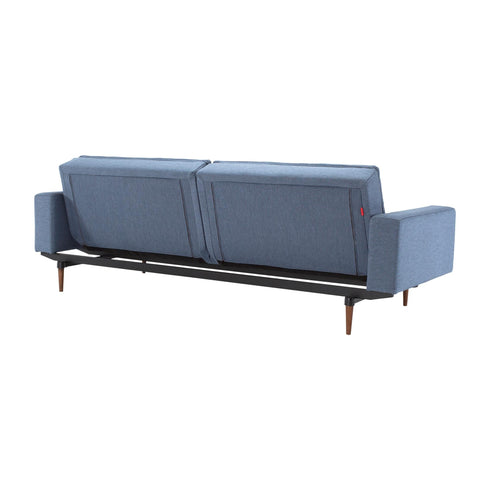 Dublexo Styletto Sofa Bed With Armrests / Dark Wood