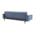 Dublexo Styletto Sofa Bed With Armrests / Dark Wood
