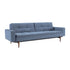 Dublexo Styletto Sofa Bed With Armrests / Dark Wood