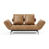 Ghia Laser Sofa Bed Fabric with leather / 210x93cm