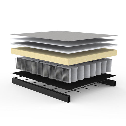 Ghia Laser Sofa Bed Fabric with leather / 210x93cm