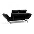 Ghia Laser Sofa Bed Fabric with leather / 210x93cm