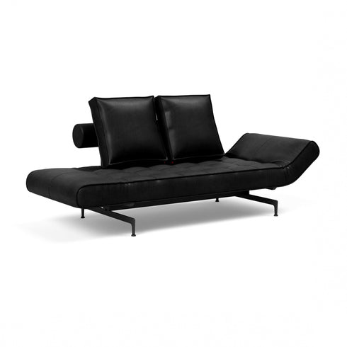 Ghia Laser Sofa Bed Fabric with leather / 210x93cm