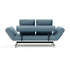 Ghia Sofa Bed Fabric Legs Chromed Steel / 210x93cm