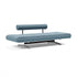 Ghia Sofa Bed Fabric Legs Chromed Steel / 210x93cm