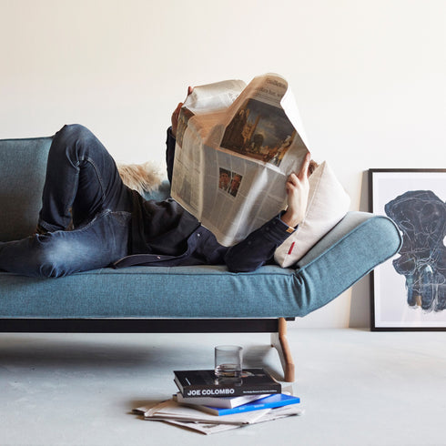 Ghia Wood Sofa Bed / 210x93cm