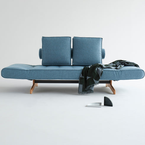 Ghia Wood Sofa Bed / 210x93cm