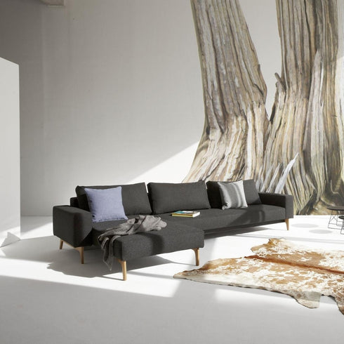 Idun Sofa Bed with Armrests / 242x100cm