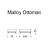 Malloy Ottoman