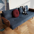 Recast Plus Sofa Bed with Armrests / Legs Dark Wood