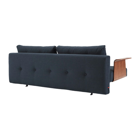 Recast Plus Sofa Bed with Armrests / Legs Dark Wood
