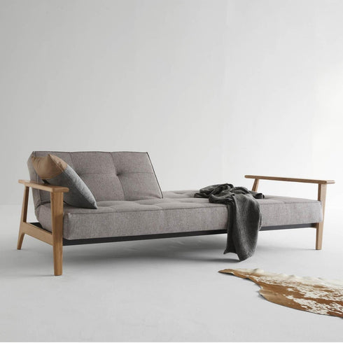 Splitback Frej Sofa Bed / Oak 232x99cm