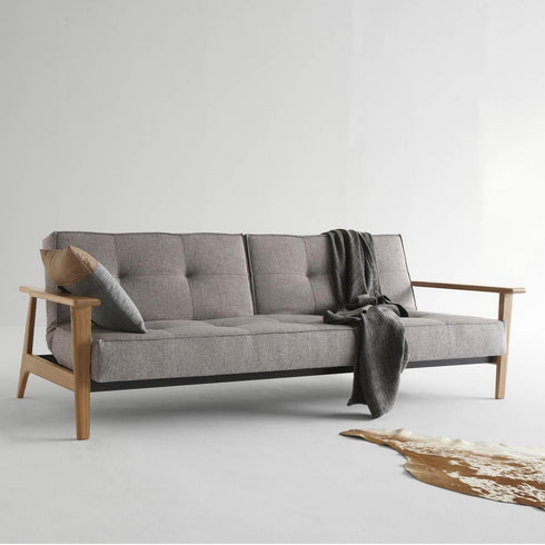 Splitback Frej Sofa Bed / Oak 232x99cm