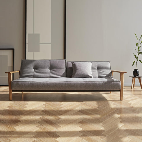 Splitback Frej Sofa Bed / Oak 232x99cm