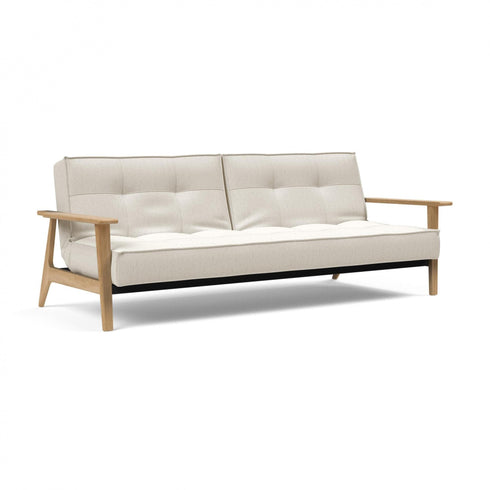 Splitback Frej Sofa Bed / Oak 232x99cm