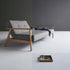 Splitback Frej Sofa Bed / Oak 232x99cm
