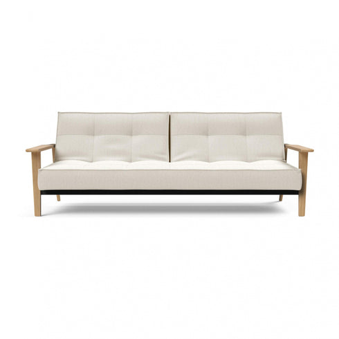 Splitback Frej Sofa Bed / Oak 232x99cm
