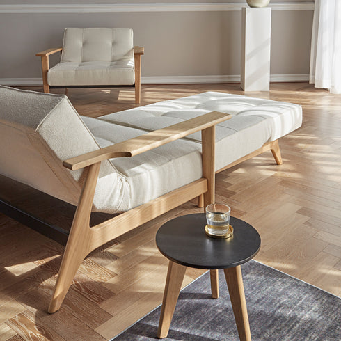 Splitback Frej Sofa Bed / Oak 232x99cm