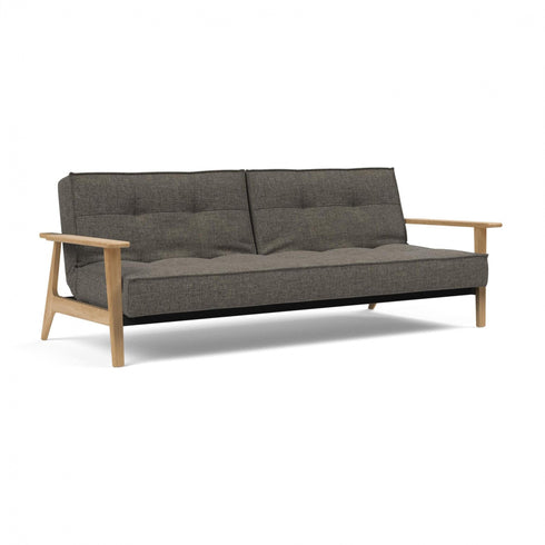 Splitback Frej Sofa Bed / Oak 232x99cm
