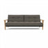 Splitback Frej Sofa Bed / Oak 232x99cm