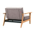 Splitback Frej Easy Chair / Oak