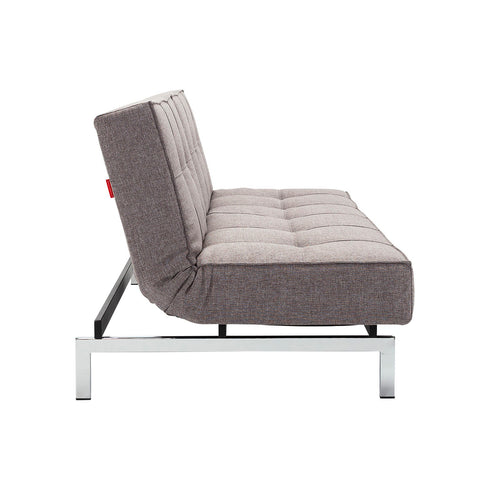 Splitback Sofa Bed / Chrome 210x89cm